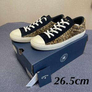 【26.5cm/8】CONVERSE ALL STAR LEOPARD レオパード コンバース オールスター 豹柄 ブラウン ローカットの画像1