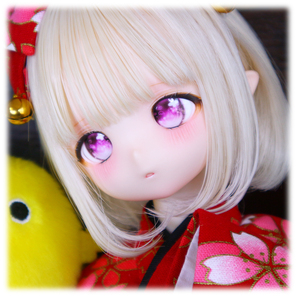 【さにさにむーん】imomodoll Rucy セミホワイト肌カスタムヘッド＋ディーラー様製アイ付 MDD等にもの画像4