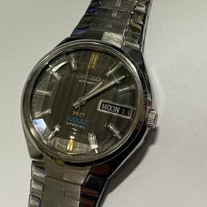 分解掃除済 純正 SEIKO KS キングセイコー VANAC バナック スペシャル ５２４６－６０４０ グレー グラデーション カットガラスの画像4