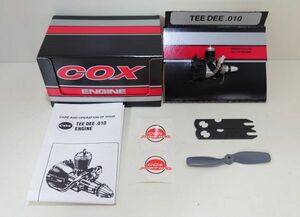 [ не использовался ] COX TEE DEE 010 ENGINE No.130 двигатель радиоуправляемая модель самолета G240208879-42