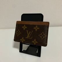 美品　LOUIS VUITTON ルイヴィトン モノグラム 名刺入れ カードケース パスケース ポルト カルト サーンプル_画像1