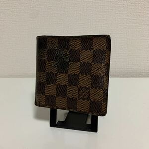 LOUIS VUITTON ルイヴィトン ポルトフォイユ マルコ 二つ折り財布 ダミエ　ブラウン 