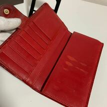 美品　GUCCI 長財布 ラブリーハート エナメル　シマ　長財布　GG柄 赤_画像5