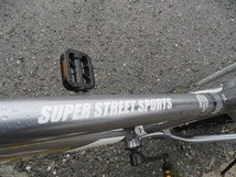 G☆DRIDE　SUPER STREET SPORTS 22インチ　6段変速ギア　子供自転車　シルバー系 ◎ギア切り替え走行OK_画像6