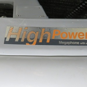 B☆High Power Megaphone with whistle メガホン スーパーメガホン ※アダプタは異なります※ ◎動作品の画像2