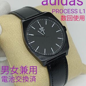 ★■ 数回使用 adidas PROCESS L1 男女兼用 腕時計電池交換済み