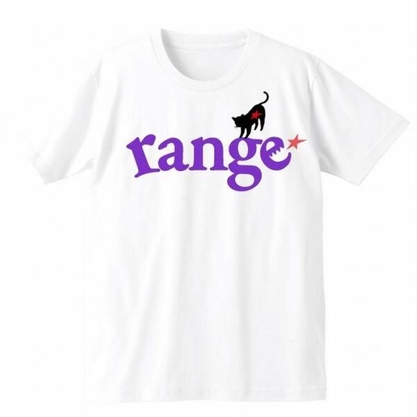 新品未使用　Range　レンジ　BLACK CAT　&　ロゴ　SS Tシャツ　WHITE-XXL
