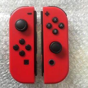 Nintendoswitchジョイコン 左右セットマリオレッド動作品