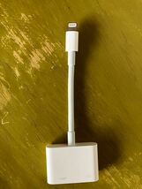 超美品★Apple Lightning Digital AVアダプタ MD826AM/Aライトニング-HDMI変換アダプター アップル純正品HDMIコードセット保証書★送料無料_画像4