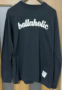 ballaholic ボーラホリック　ロゴロンT ブラックLサイズ