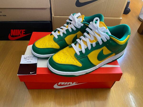 NIKE DUNK Low SP BLAZIL “VARSITY MAIZE/PINEGREEN”ダンク ロー 29.0cm