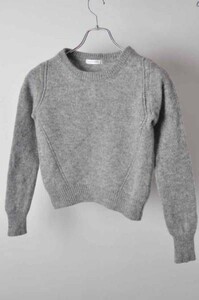 lql4-0276 *LOWRYSFARM* серый серия длинный рукав вязаный свитер M