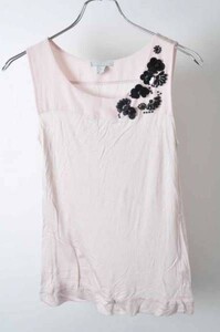 lql4-0983　*H&M*ピンク系ノースリーブカットソー　サイズXS