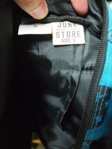 rsrs4 40 子供用 JUNKSTORE リュックサック 柄入り 青緑 Sサイズ_画像3