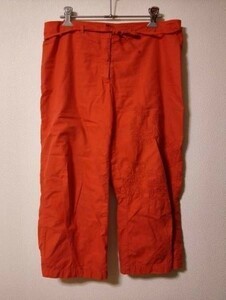 jjyk4-575 CLOSED lady's pants cropped pants . orange 40