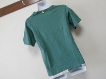 assk6-1155☆　■■SM2/サマンサモスモス■■　半袖プリントTシャツ　丸首　トップス　刺繍　グリーン　Mサイズ　綿100%_画像8