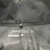 Y-11　NIKE GOLF/ナイキ　サイズM・黒！ハーフZIP　半袖ウエア_画像3