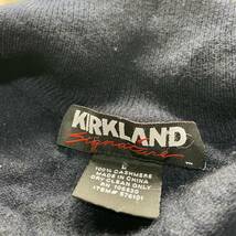 A-3　KIRKLAND　サイズL・紺！カシミヤ100％　ジップ　ニットJKT_画像4