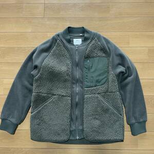 G-6　●ユニクロ（White Mountaineering）ボアフリースブルゾン 美品●