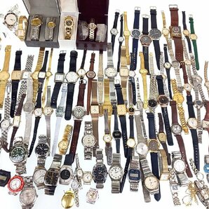 ● 時計 腕時計 まとめ 不動 動作品もあり ジャンク SEIKO セイコー シチズン カシオ クオーツ 他 100個以上 /2435の画像1