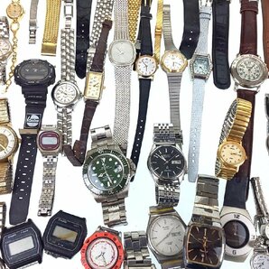 ● 時計 腕時計 まとめ 不動 動作品もあり ジャンク SEIKO セイコー シチズン カシオ クオーツ 他 100個以上 /2435の画像6