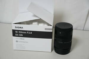 SIGMA 18-50mm F2.8 DC DN SONY Eマウント ケンコーのフィルター