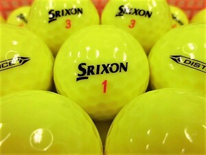 ●厳選美品●スリクソン ディスタンス SRIXON【DISTANCE】2022年モデル イエロー 50個 ロストボール●