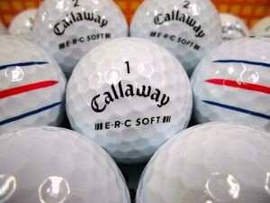 ●キャロウェイ Callaway【ERC SOFT】2023年モデル トリプルトラック ホワイト 50個 ロストボール●