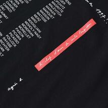 希少 90s アニエスベー agnes b. 1997年 東京現代美術館 ポンピドゥーセンター展 アートコラボ Tシャツ 黒 2/M ブラック シングルステッチ_画像5
