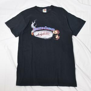 90s 00s Cheech & Chong's Up in Smoke 映画 コピーライト Tシャツ M 黒 ブラック FRUIT OF THE LOOM チーチ＆チョン スモーキング作戦