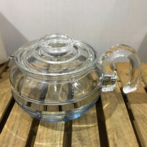 未使用デッド PYREX パイレックス 6カップ ガラスティーポット ビンテージ！_画像2