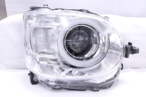 42-2321★美品★LED LA850S ムーヴキャンバス★右ヘッドライト KOITO 100-6908D 打刻:RR ASSY メッキ 純正★ダイハツ (RO)