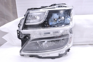 43-208★美品★LED MH55S ワゴンRハイブリッド★左ヘッドライト KOITO 100-59375 ユニット ブラック 純正★スズキ (UK)