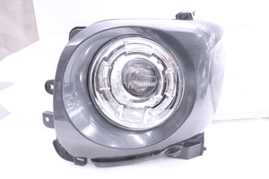 43-9★美品★LED MK53S スペーシアギア★左ヘッドライト KOITO 100-5938G ASSY メッキ 純正★スズキ (UK)