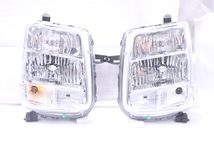 43-1478★新車外し★HID DA17W エブリィワゴン★左右ヘッドライト LE14C6329 PZターボ PZターボスペシャル メッキ 純正★スズキ (QT)_画像1