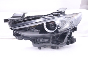 43-943★美品★LED BP5P MAZDA3★左ヘッドライト KOITO 100-8N008 打刻:1F ASSY ブラック 純正★マツダ (UK)