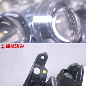 41-2133★前期 LED ZVW40W プリウスα★右ヘッドライト KOITO 47-42 打刻:3 ユニット メッキ 純正★トヨタ (RO)の画像4