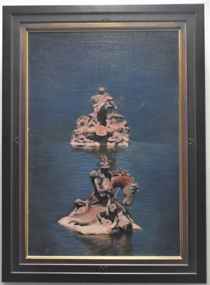 Yukio Iwamoto, Peinture à l'huile n ° 12 King's Pond I [53 ans d'expérience et de confiance, Galerie Seiko], Peinture, Peinture à l'huile, Peinture abstraite
