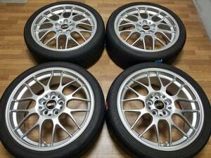 【超美品】18インチ 7.5J +49 PCD100 BBS RG-R RG798 BRZ 86 レガシィ インプレッサ STI プリウス カローラスポーツ CT200h LM RE RG RF RI