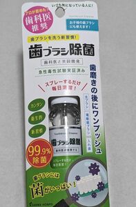 歯ブラシ除菌スプレー 35ｍｌ 【歯ブラシ用除菌剤】 【日本製】 【アルカリ性】