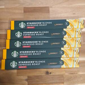 *Nespresso × STARBUCKS* Capsule 10 piece ×5 pcs set ①