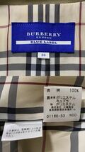 【美品】Burberry Blue Label バーバリー ブルーレーベル レディース スプリングコート トレンチコート 50 38 Mサイズ ベージュ_画像10