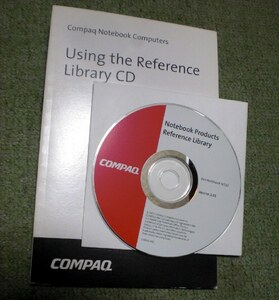 COMPAQ evo n150 reference Library CD. instructions ( Note PC manual CD-ROM Compaq )