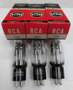 RCA 2A3 未使用　3本セット