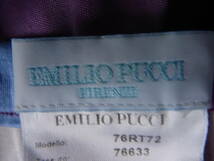 EMILIO PUCCI 　エミリオプッチ プッチ柄　シルク100% レギンス　サイズ　イタリー 42 MADE IN ITALY　_画像8