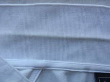 LACOSTE ラコステ　ストレッチ鹿の子　シルバーラコステ　ポロシャツ　サイズ 3 日本製　 ホワイト　薄く汚れ有り_画像7