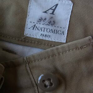 ANATOMICA アナトミカ ミリタリーチノパンツ サイズ 30 日本製 ベージュ 色褪せ有りの画像5