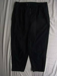 Gymphlex Jim Flex organic stretch cotton wide tapered Silhouette Easy pants size 12 made in Japan black 