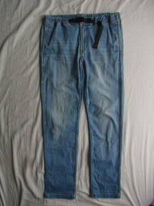 GRAMICCI Gramicci stretch Denim material MEDIUM USED processing climbing pants size M pattern number GMP-15S011