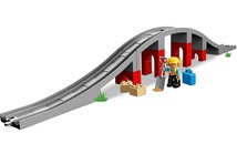 ■レゴ デュプロ LEGO duplo■トレインシリーズ 跨線橋の線路(橋/ブリッジレール)+鉄道作業員■正規品■未使用新品■同梱可■_画像2